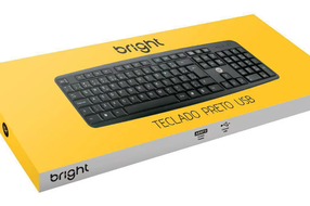 Teclado Usb Basico Preto Bright