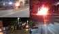 Imagem Carro e moto pegam fogo após acidente em Altos
